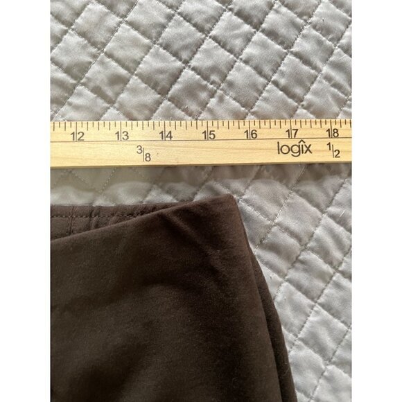 J Jill Ponte Slim Leg Size Pull On Pants Medium Brown Elastic Waist - Picture 8 of 8